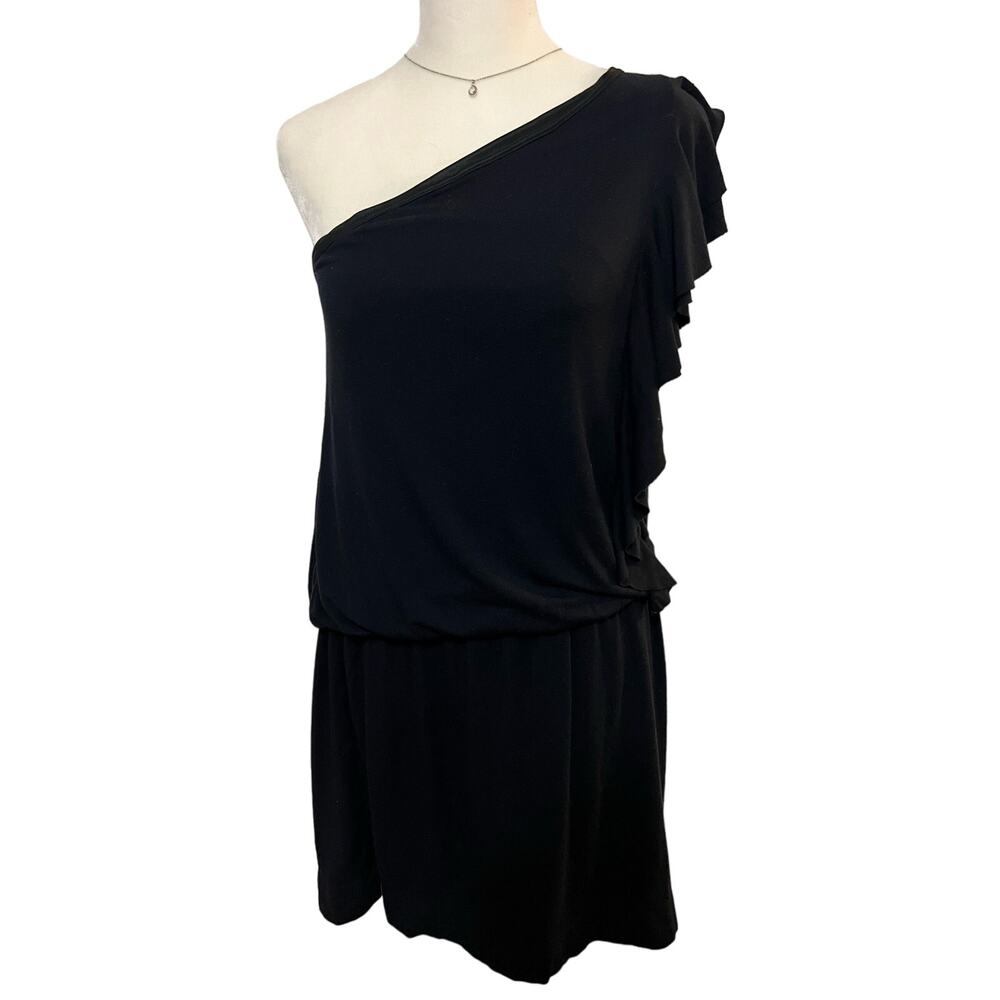 Express One Shoulder Little Black Dress Sz M